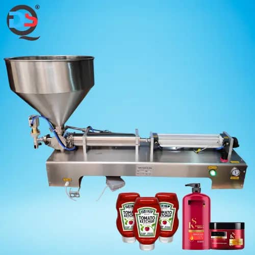 QDS Paste Filling Machine for Filling Paste Items into Bottles, cans